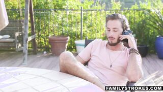 Stepbrother takes sex-lessions from older stepsister Vanna