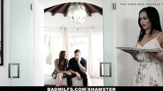 BadMILFS - Perfect Busty Milf Gets Serviced By Step Sibling